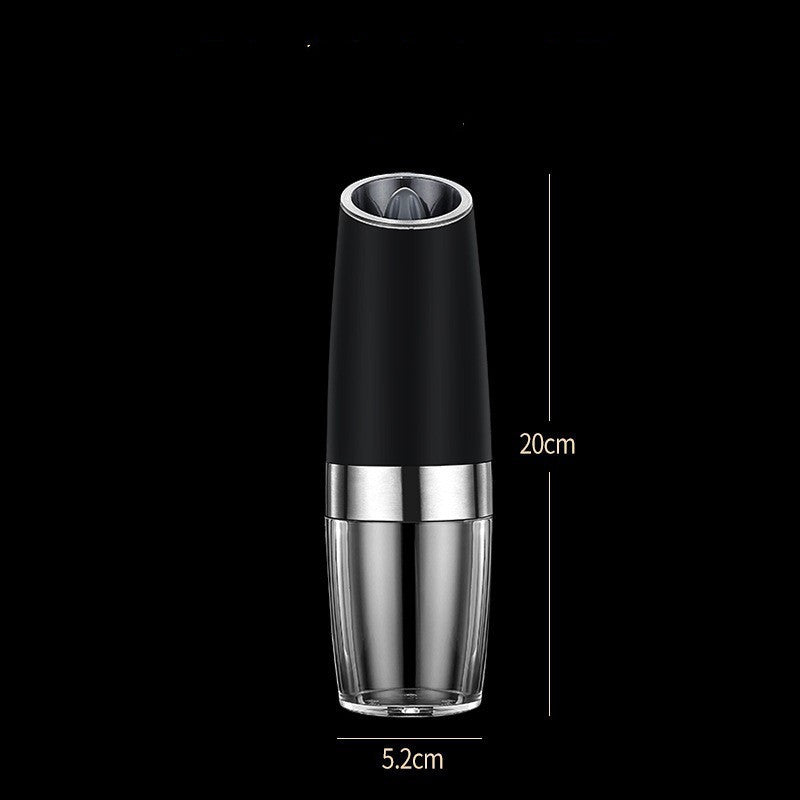 Rechargeable Electric Pepper And Salt Grinder Set One-Handed No Battery Needed Automatic Grinder