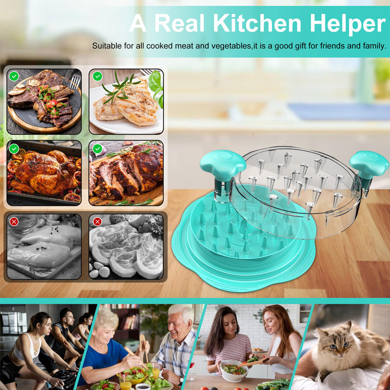 Chicken Shredder Chicken Shredder Tool Twist Stable Anti-Slip Meat Shredder Tool Twist Ergonomic Handle Meat Grinder