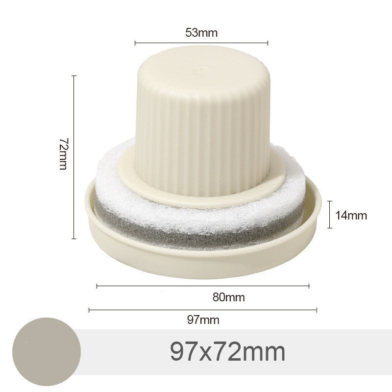 Tray Sponge Washbasin Sink Cleaning, Silicone Sink Organizer Tray