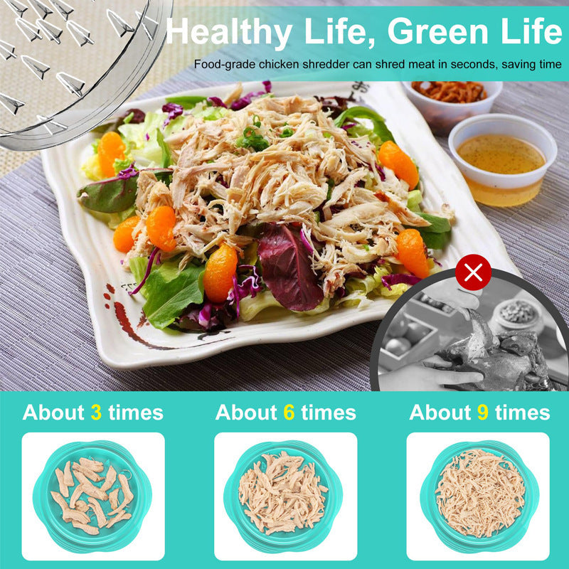 Chicken Shredder Chicken Shredder Tool Twist Stable Anti-Slip Meat Shredder Tool Twist Ergonomic Handle Meat Grinder
