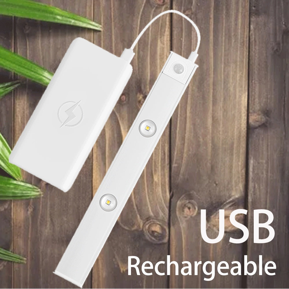 USB LED Night Light Motion Sensor Wireless Thin LED Wine Cooler Light For Kitchen Cabinet Bedroom