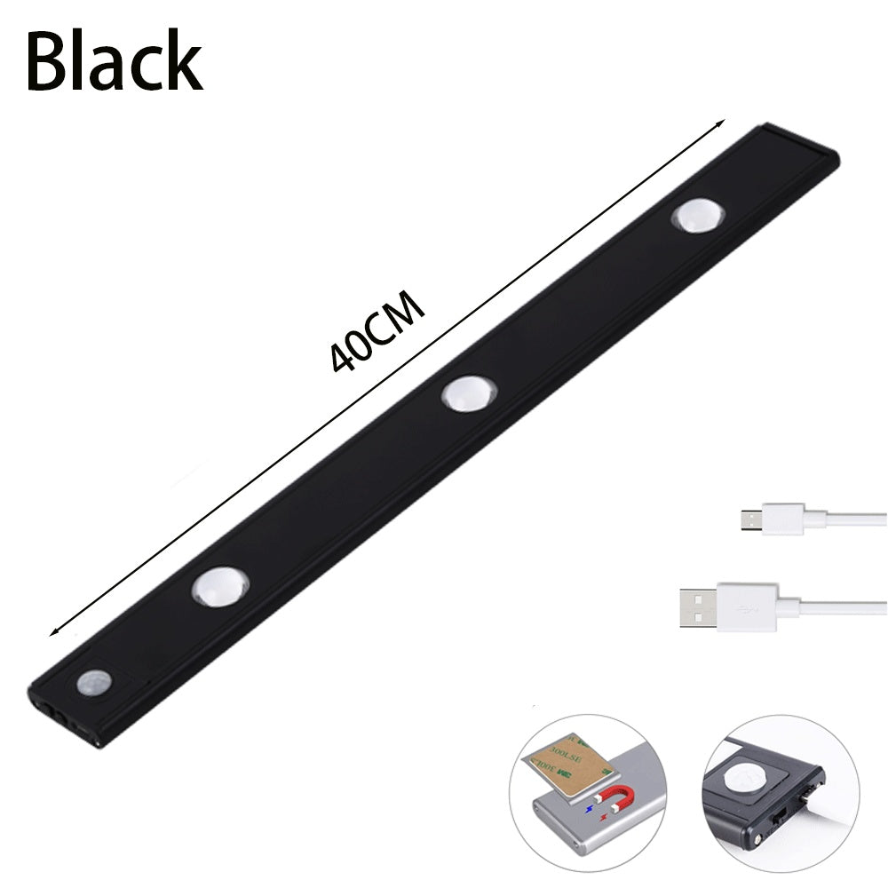 USB LED Night Light Motion Sensor Wireless Thin LED Wine Cooler Light For Kitchen Cabinet Bedroom