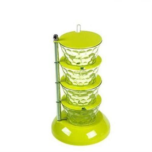 Rotatable Multi-layer Vertical Seasoning Box Jars Home Kitchen Tool Accessory