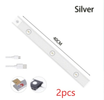USB LED Night Light Motion Sensor Wireless Thin LED Wine Cooler Light For Kitchen Cabinet Bedroom