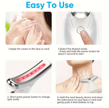 7 Colors Face & Eye Neck Massager Beauty Tools