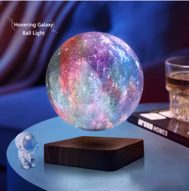 Magnetic Galaxy Lamp 16 Colors Rotating Bedroom Bedside Atmosphere Nights Lighting