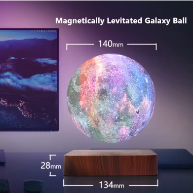 Magnetic Galaxy Lamp 16 Colors Rotating Bedroom Bedside Atmosphere Nights Lighting