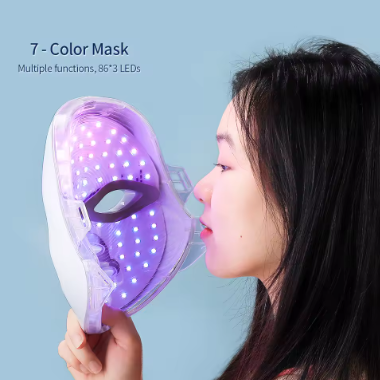 7 Color LED Therapy Facial Mask & Acne Care for Clear Skin & Brightening