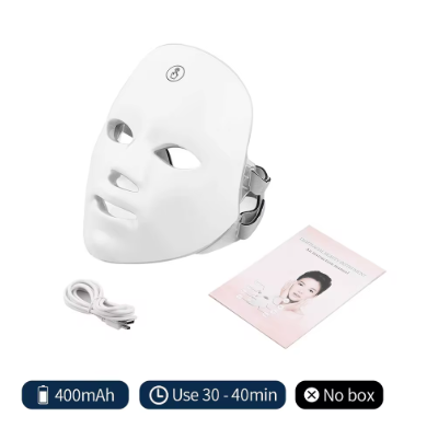 7 Color LED Therapy Facial Mask & Acne Care for Clear Skin & Brightening