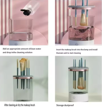 USB Plug Portable Electric Makeup Brush Cleaner