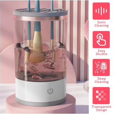 USB Plug Portable Electric Makeup Brush Cleaner