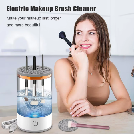 USB Plug Portable Electric Makeup Brush Cleaner