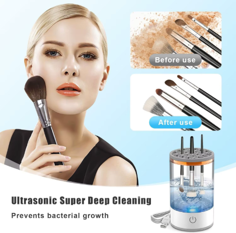 USB Plug Portable Electric Makeup Brush Cleaner