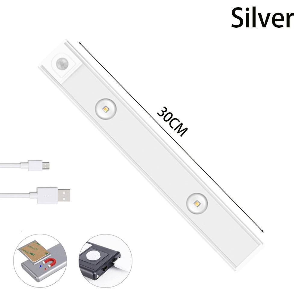 USB LED Night Light Motion Sensor Wireless Thin LED Wine Cooler Light For Kitchen Cabinet Bedroom