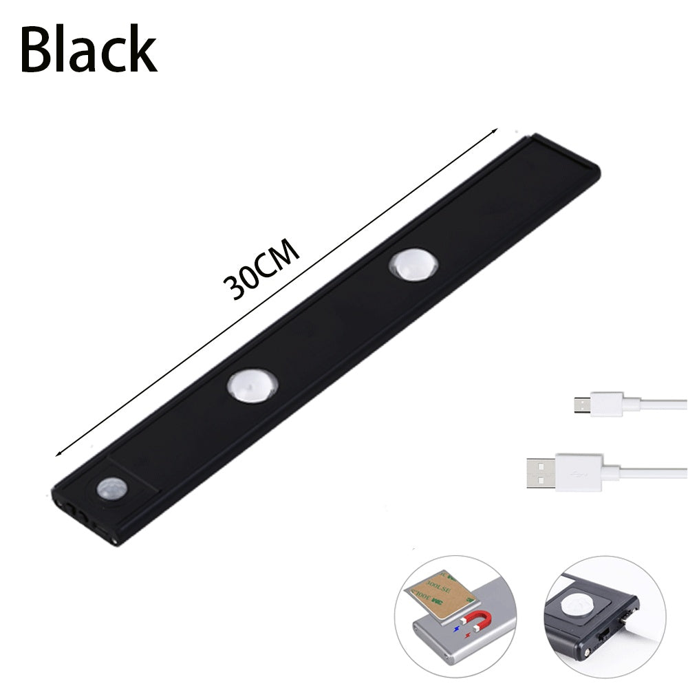 USB LED Night Light Motion Sensor Wireless Thin LED Wine Cooler Light For Kitchen Cabinet Bedroom
