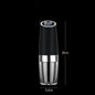 Rechargeable Electric Pepper And Salt Grinder Set One-Handed No Battery Needed Automatic Grinder