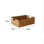 Straw Woven Rectangular Storage Baskets, Finishing Baskets, Woven Bamboo Baskets,