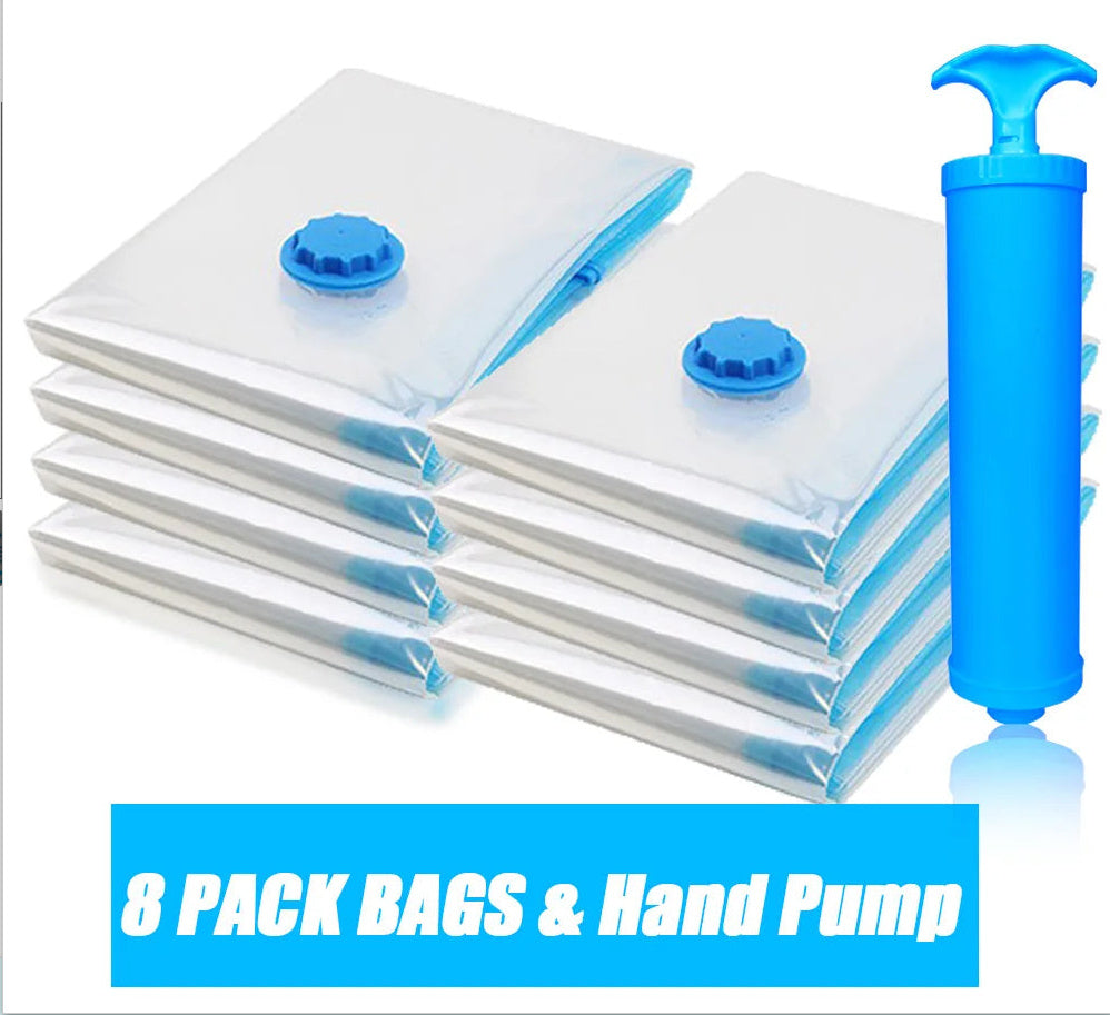 Quilt Vacuum Storage Bag Exhaust Valve Compression Clothes