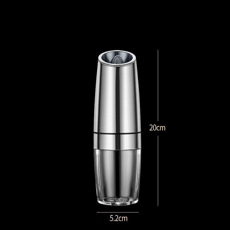 Rechargeable Electric Pepper And Salt Grinder Set One-Handed No Battery Needed Automatic Grinder