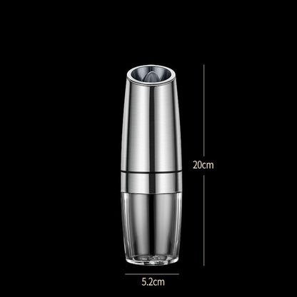 Rechargeable Electric Pepper And Salt Grinder Set One-Handed No Battery Needed Automatic Grinder