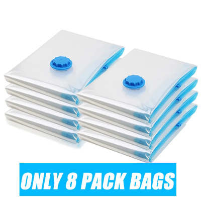 Quilt Vacuum Storage Bag Exhaust Valve Compression Clothes