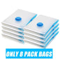 Quilt Vacuum Storage Bag Exhaust Valve Compression Clothes