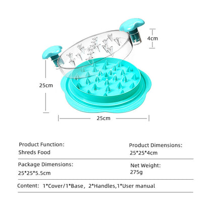 Chicken Shredder Chicken Shredder Tool Twist Stable Anti-Slip Meat Shredder Tool Twist Ergonomic Handle Meat Grinder