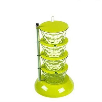 Rotatable Multi-layer Vertical Seasoning Box Jars Home Kitchen Tool Accessory
