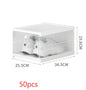 No Installation Flip Plastic Foldable Transparent Shoe Box