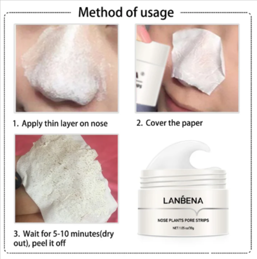 LANBENA Blackhead Remover Nose Mask (60 Stickers)