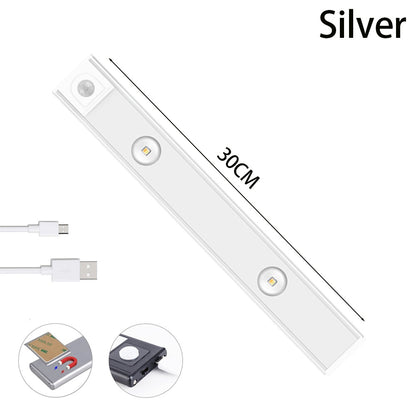 USB LED Night Light Motion Sensor Wireless Thin LED Wine Cooler Light For Kitchen Cabinet Bedroom